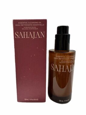 Sahajan Essential Cleansing Oil Ayurvedic Blend 120ml / 4 fl oz NWT
